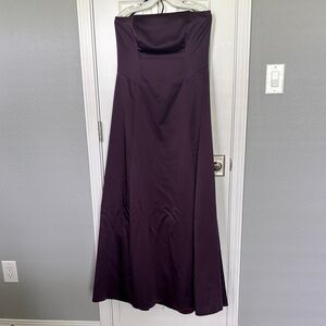 Michaelangelo Purple Strapless Gown for Prom